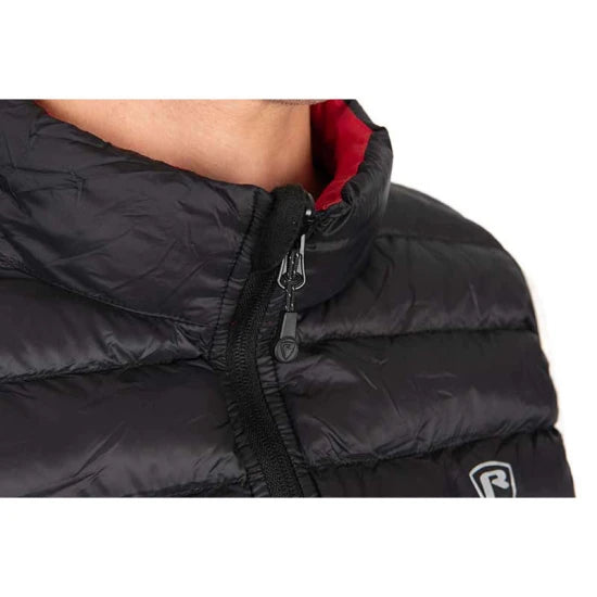 Vesta Fox Rage Pro Series Reversible Lightweight Quilted Gilet, Black / Rage Red, Marime L