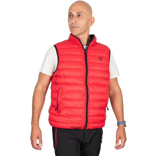 Vesta Fox Rage Pro Series Reversible Lightweight Quilted Gilet, Black / Rage Red, Marime S