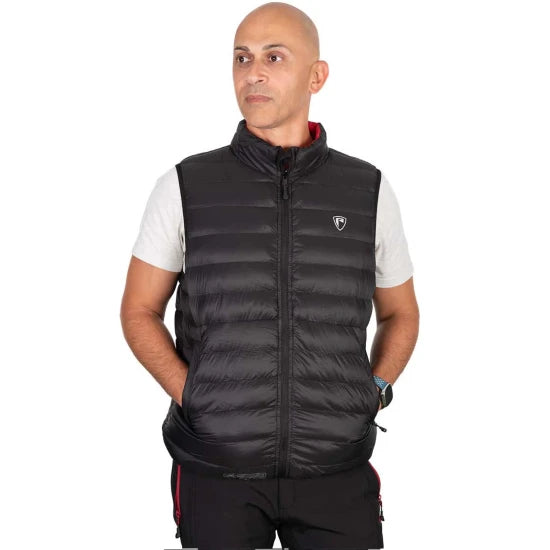 Vesta Fox Rage Pro Series Reversible Lightweight Quilted Gilet, Black / Rage Red, Marime Xl