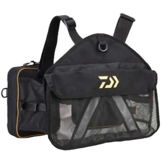 Vesta Pescuit Daiwa Gilet Wading, Black / Gold, 46x38cm
