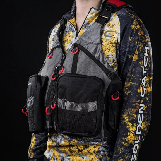 Vesta Pescuit Golden Catch Fishing Vest