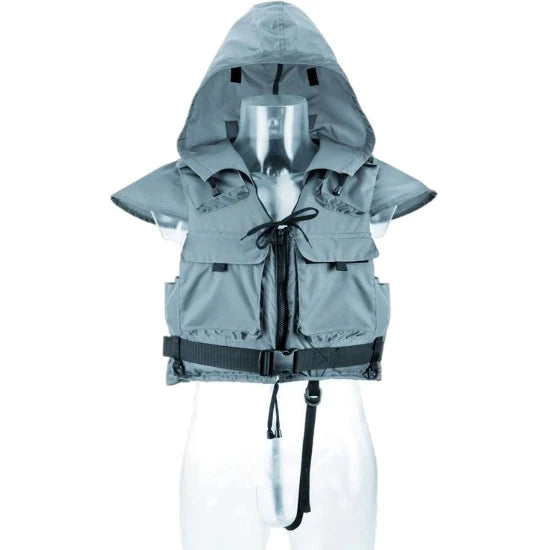 Vesta De Flotabilitate Pentru Pescuit Allroundmarin Cu Gluga, 50n, 40-70kg