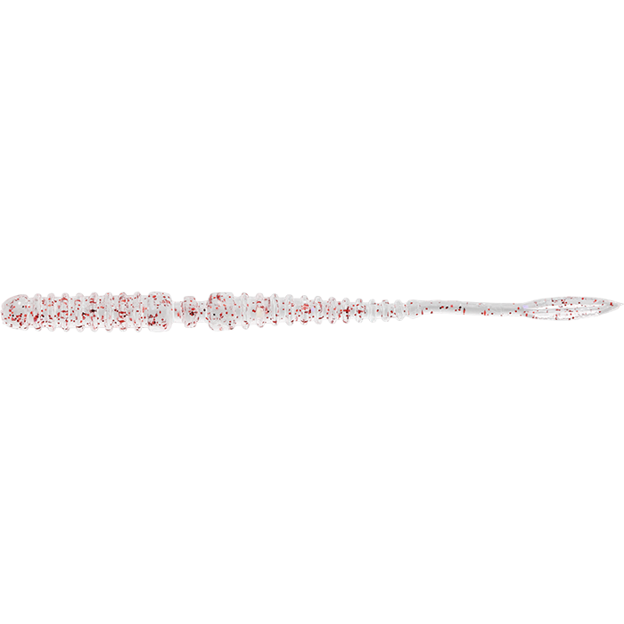 Vierme Jackall Peke Ring Clear Red Flake 6.8cm 8buc/plic