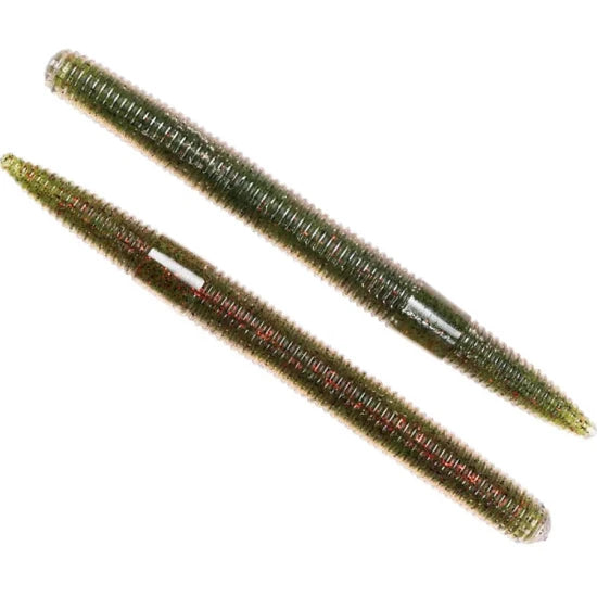 Vierme Live Target Stick Worm, Green / Red, 7.6cm, 7.6g, 10buc/pac