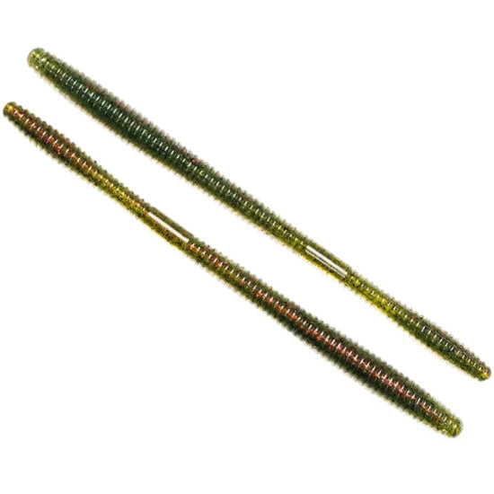 Vierme Live Target Straight Worm, Green / Red, 14cm, 14g, 10buc/pac