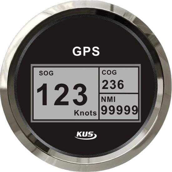 Vitezometru Gps Digital Kus 85mm, Negru