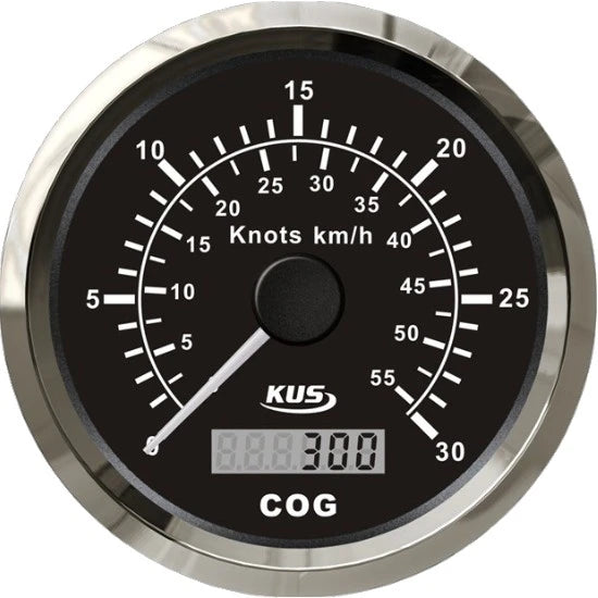 Vitezometru Gps Kus 0-30 Noduri, 85mm, Negru