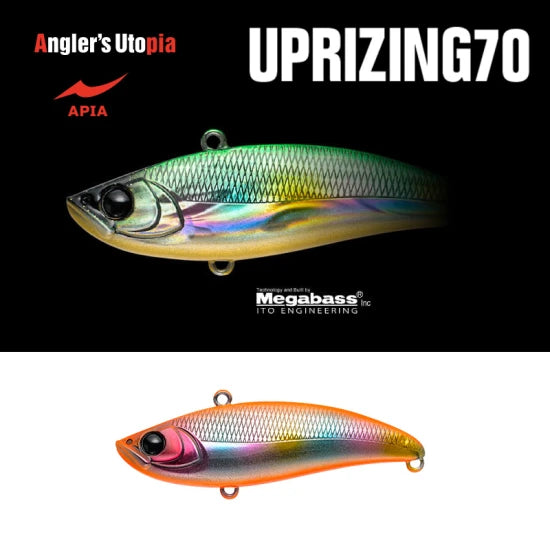 Vobler Apia Uprizing 70, 04 Orange Silver Candy, 7.0cm, 14g
