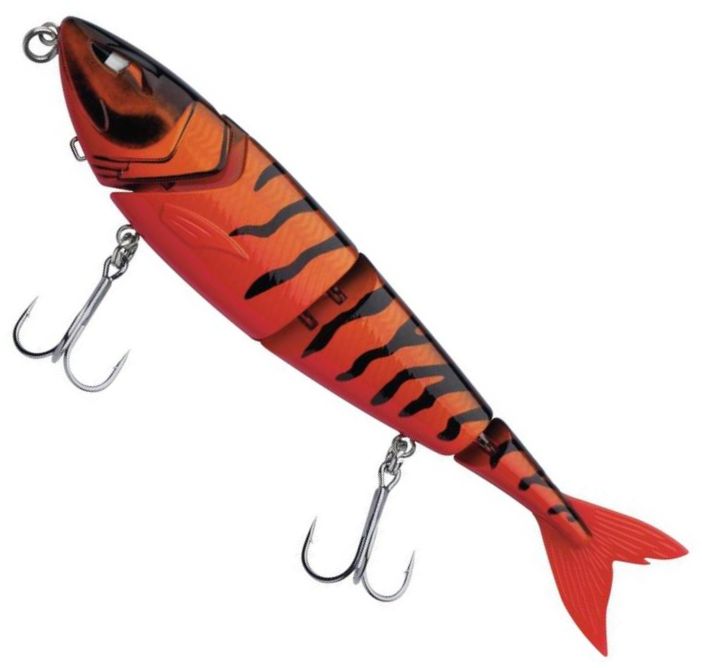 Vobler Articulat BERKLEY Zilla Swimmer, Red Tiger, 15g, 12cm, 1buc/pac