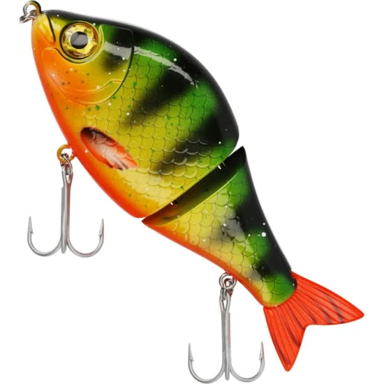 Vobler Articulat Mikado Mft Slow Sinking, Hot Perch, 51g, 10cm, 1buc/pac