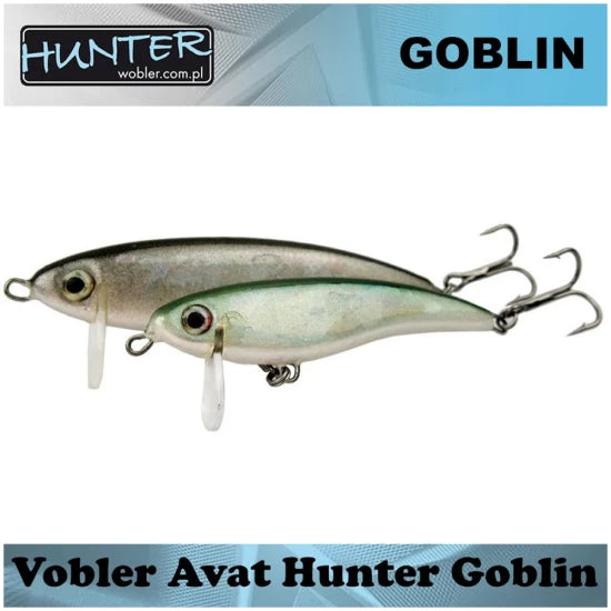 Vobler Avat Hunter Goblin, Culoare Al, 7cm, 10g, 1buc/pac