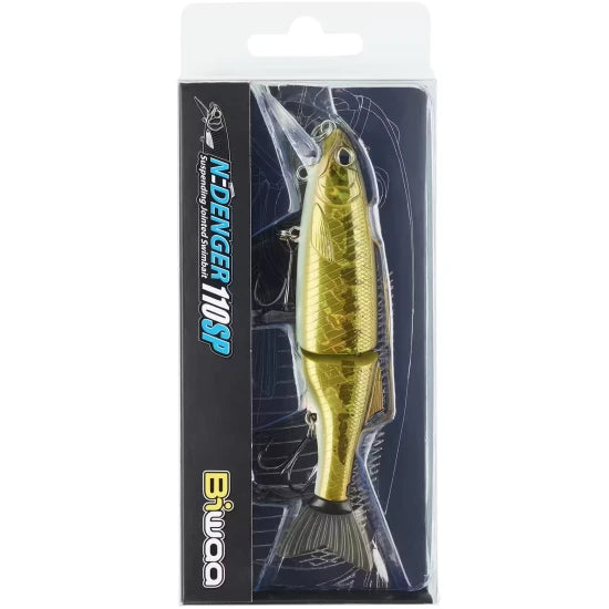 Vobler Biwaa N-denger 110sp, D020 Black Bass, 11cm, 17g