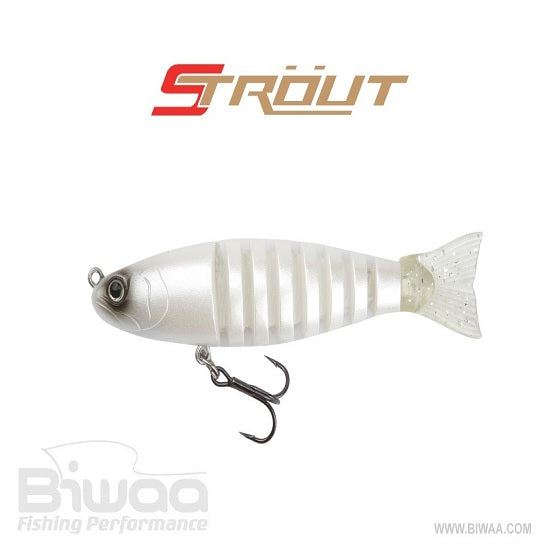 Vobler Biwaa Swimbait Srout 14cm 29gr Pearl White