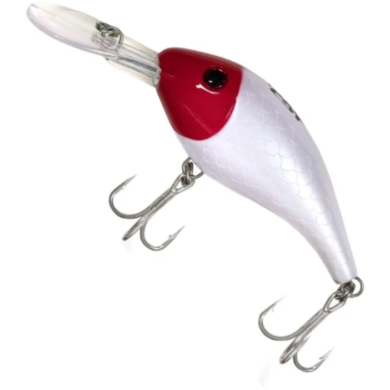 Vobler Black Cat Cranker Sinking, Yellow, Red Head, 50g, 16cm, 1buc/pac