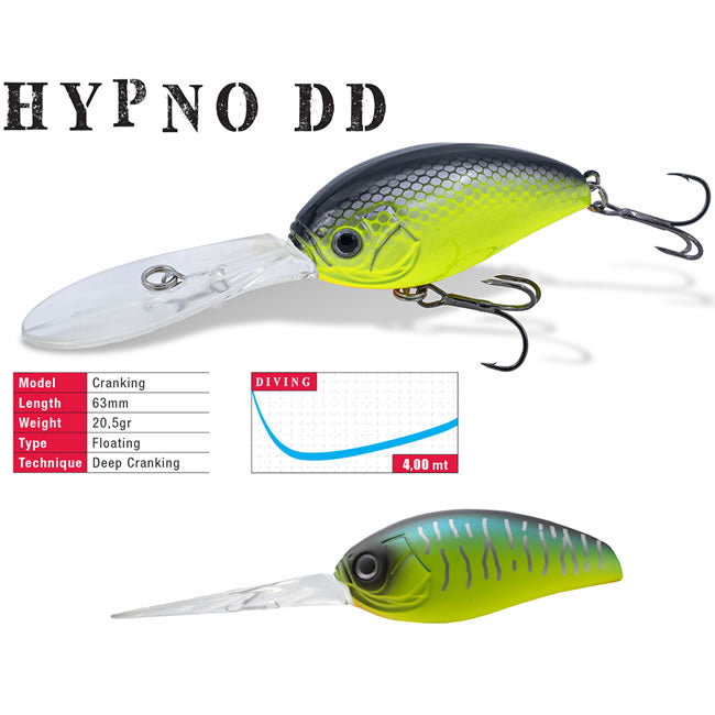 Vobler Colmic Herakles Hypno-DD F 6.3cm 20.5g Fire Tiger Matt