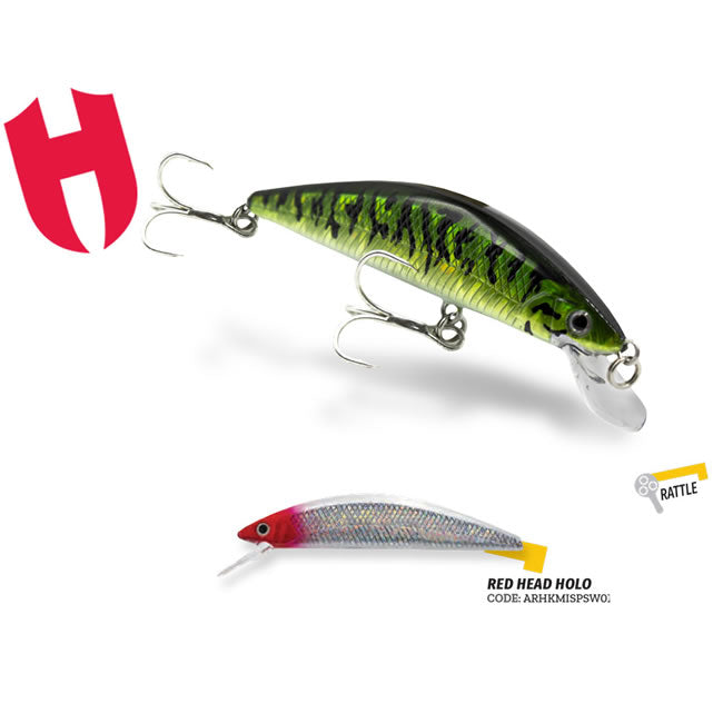 Vobler Colmic Herakles Mizu 70SP SW 7cm 4.8g Red Head Holo