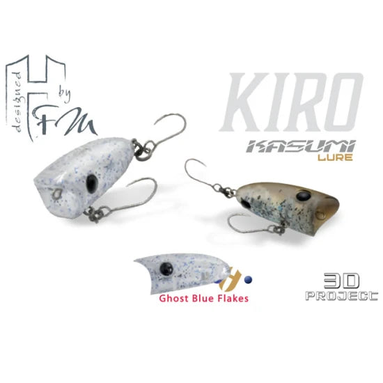 Vobler Colmic Herakles Popper Area Kiro Ghost Blue Flakes, 2.7cm, 1.8g