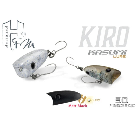 Vobler Colmic Herakles Popper Area Kiro Matt Black, 2.7cm, 1.8g
