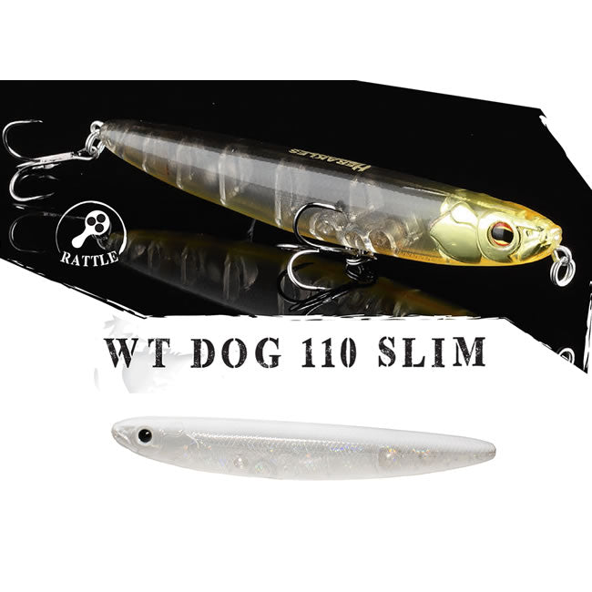 Vobler Colmic Herakles WT-Dog 110 Slim 11cm 13.5g White Impact
