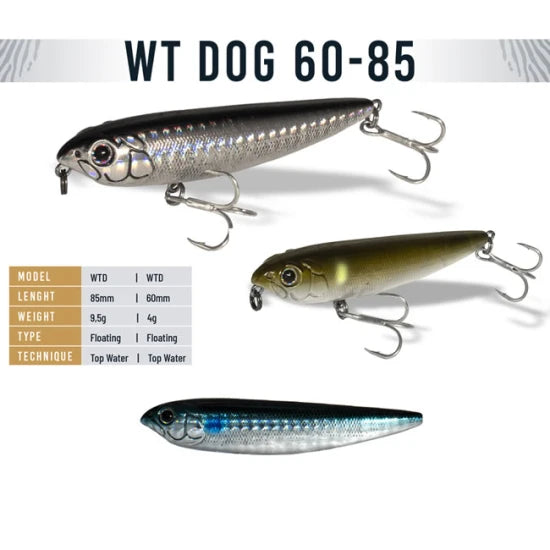 Vobler Colmic Herakles Wt-dog 85 8.5cm 9.5g Blue Fish