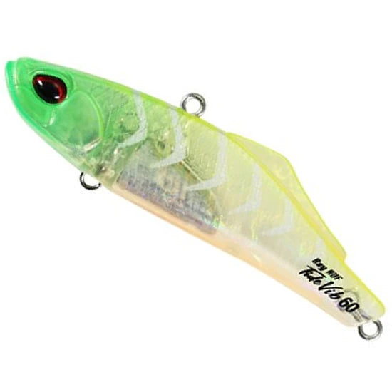 Vobler Duo Bay Ruf Tide Vib 60, Cea0737 Lime Head Clear Gigo, 6cm, 9.6g