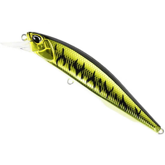 Vobler Duo Realis Jerkbait 100f, Asaz399 Gunmetal M Gold Tiger, 10cm, 13.7g