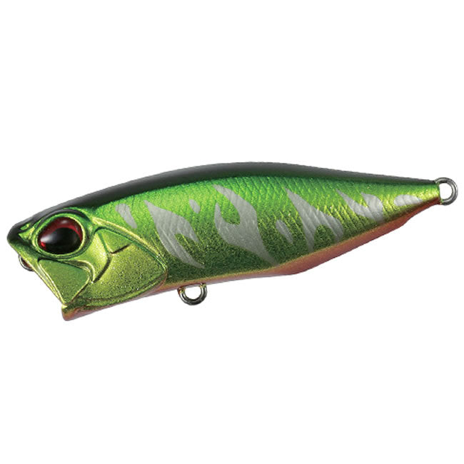 Vobler DUO Realis Popper 64 CCC3267 Metal Green Tiger F, 6.4cm, 9g