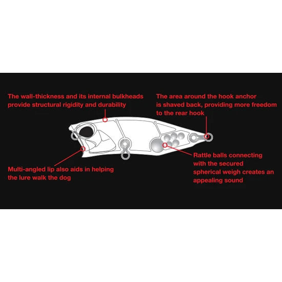Vobler Duo Realis Popper 64f, Ada3093 Prism Smelt, 6.4cm, 9g