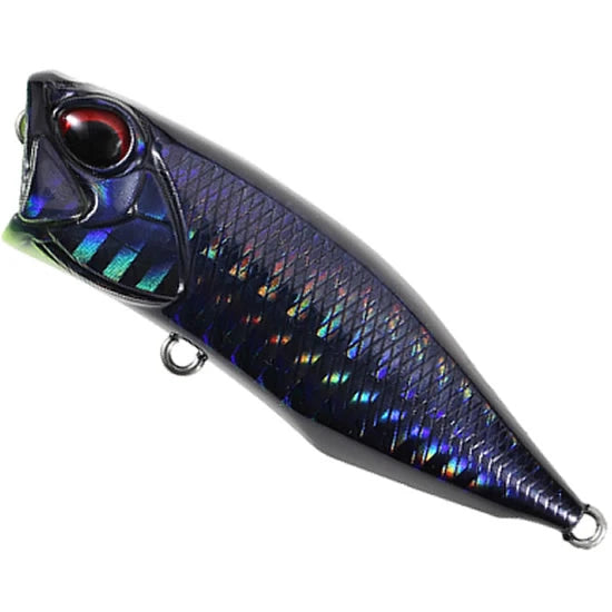 Vobler Duo Realis Popper 64f, Gha3138 Midnight Black Ii, 6.4cm, 9g