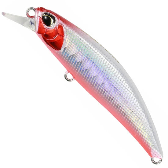 Vobler Duo Spearhead Ryuki 60sw, 6cm/6.5g, Red Face Rb, 1buc/pac