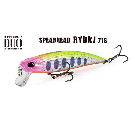 Vobler Duo Spearhead Ryuki 71s, Ada4055 Chart Back Yamame Ob, 7.1cm, 10g