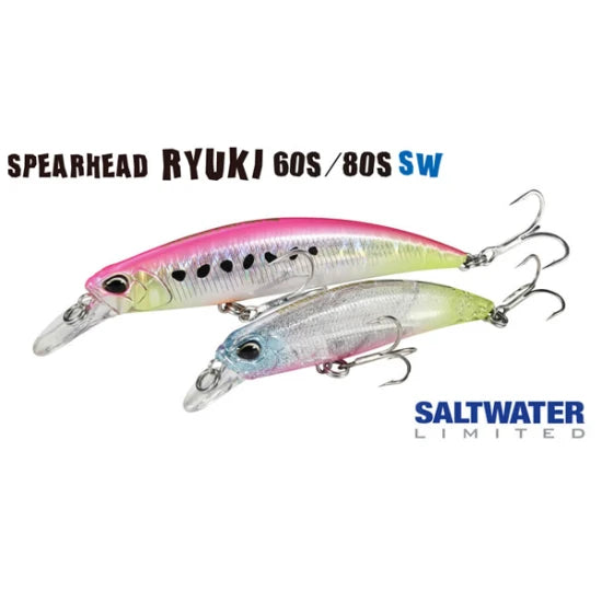 Vobler Duo Spearhead Ryuki 80s Sw, Afa0098 Red Face Rb, 8cm, 12g