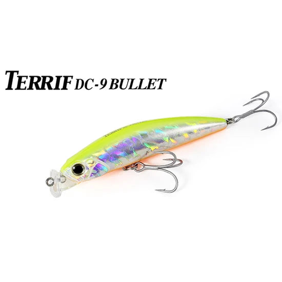 Vobler Duo Terrif Dc-9 Bullet, Dlb0230 Ghost Pearl Chart, 9cm, 15g