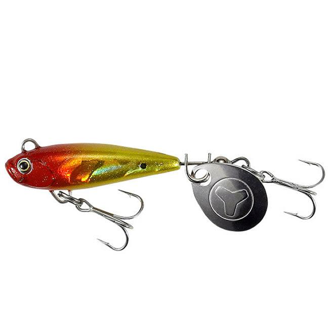 Vobler DUO Tetra Works Spin 2.8cm 5g CJA0305 Gold Red Head S