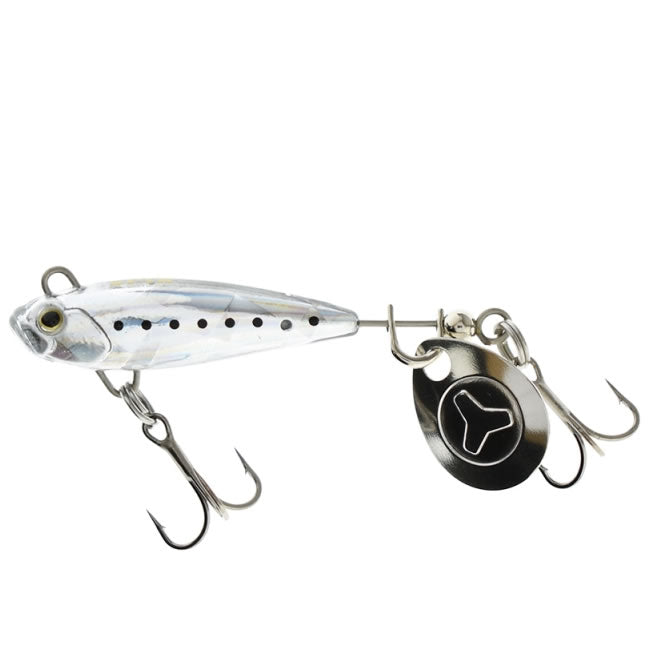 Vobler DUO Tetra Works Spin 2.8cm 5g CKA0370 Shiny Shirasu S