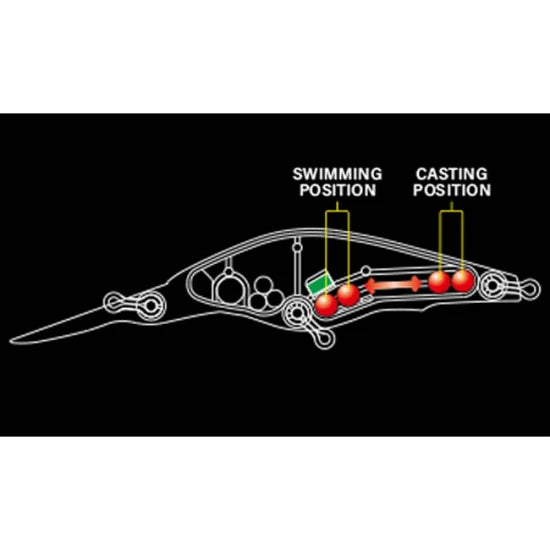 Vobler Duel Hardcore Shad Sr 60sf Csh, 6cm, 6g