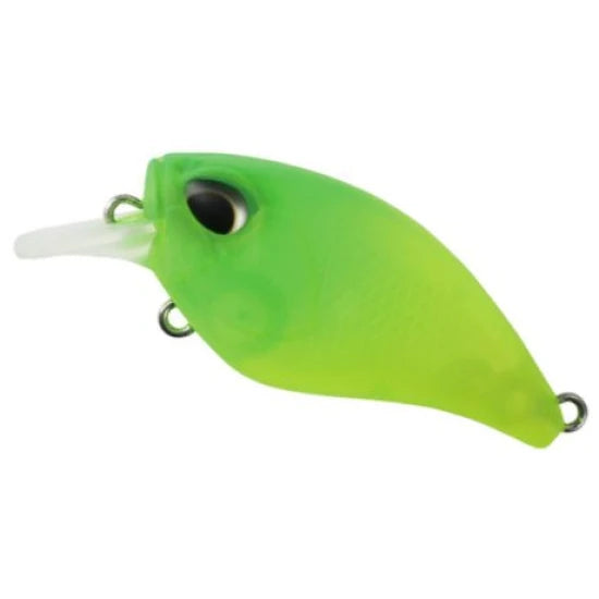 Vobler Duo Realis Crank Mid Roller Floating 40f, Ghost Mat Lime Chart, 4cm, 5.3g