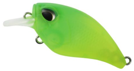 Vobler Duo Realis Crank Mid Roller Floating 40F, Ghost Mat Lime Chart, 4cm, 5.3g