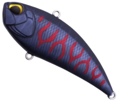 Vobler Duo Realis Vibration 68 Apex Tune, Mat Black Tiger II, 6.8cm, 14.3g