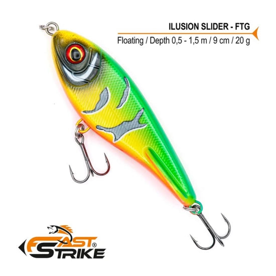 Vobler Fast Strike Ilusion Slider, 9cm, 20g, Culoare Ftg, 1buc/pac