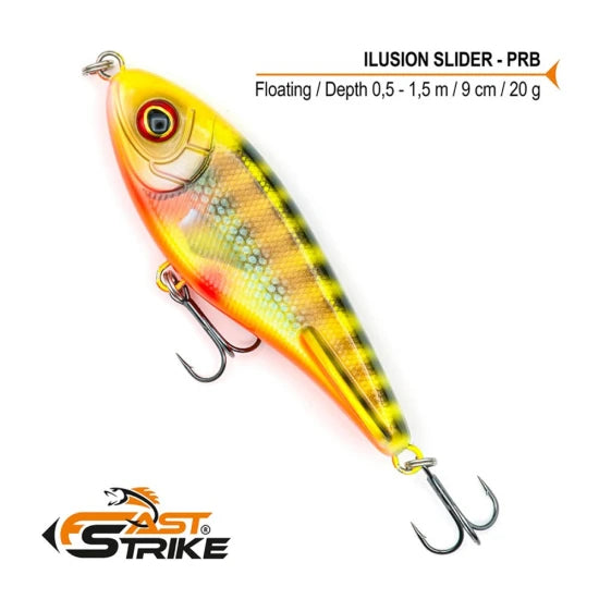 Vobler Fast Strike Ilusion Slider, 9cm, 20g, Culoare Prb, 1buc/pac