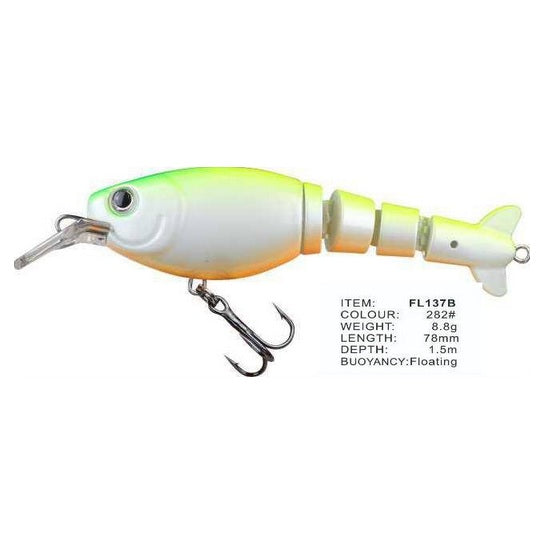 Vobler FL FL137B Floating 78mm 8.8g Depth 1.5m Colour 282