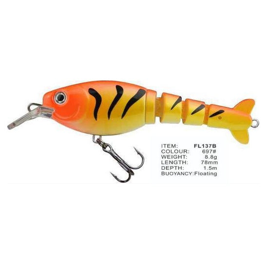 Vobler FL FL137B Floating 78mm 8.8g Depth 1.5m Colour 697