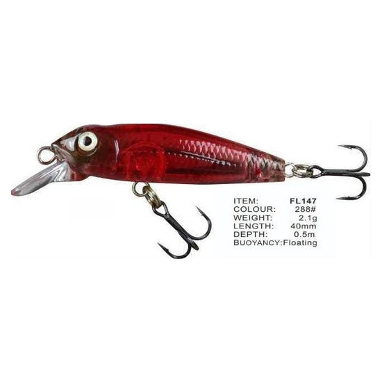Vobler Fl Fl147 Floating 40mm 2.1g Depth 0.5m Colour 288