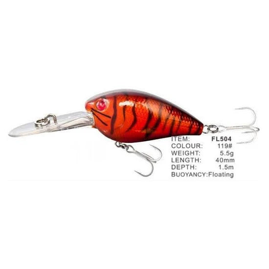 Vobler Fl Fl504 Floating 40mm 5.5g Depth 1.5m Colour 119