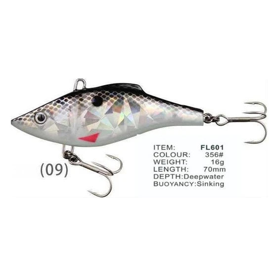 Vobler Fl Fl601 Sinking 70mm 16.0g Depth Deepwater Colour 356