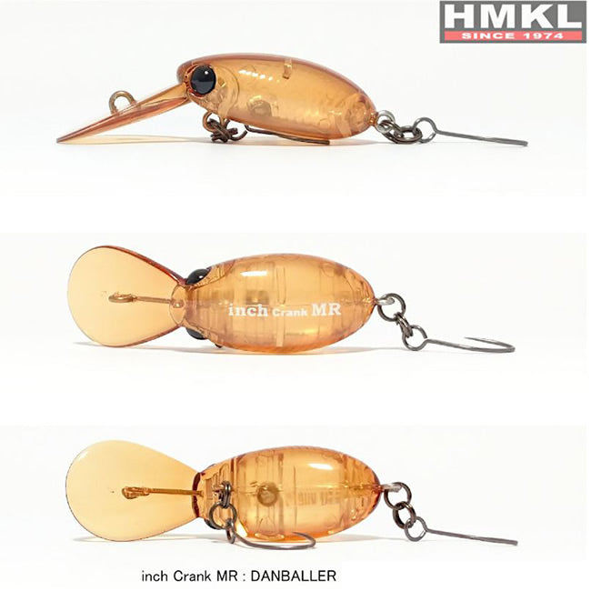 Vobler  HMKL INCH Crank MR 25mm - 1.6g Danballer