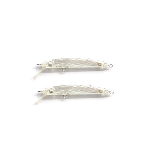 Vobler HMKL K-I Minnow 50 Suspend 5cm 1.6gr nevopsit Blank Silver Plate  2 buc/pac