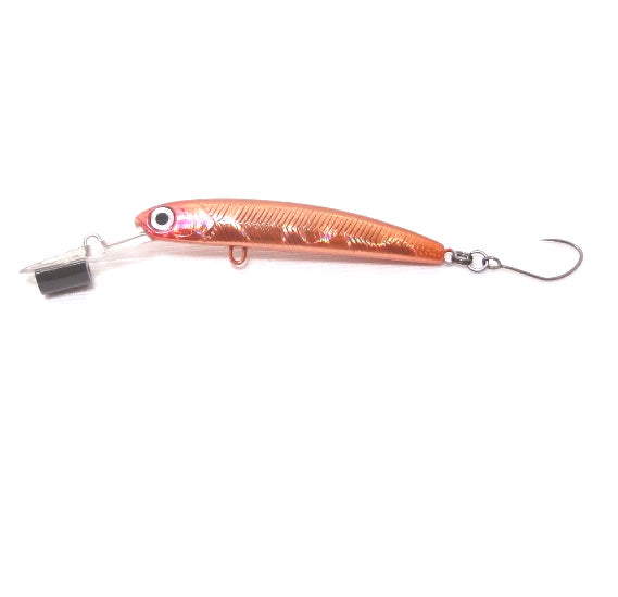 Vobler HMKL Zagger 50 B1 Fast Sinking 5cm 3.2gr Holo Cooper  1 buc/pac