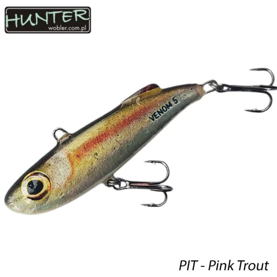 Vobler Hunter Lipless Venon, Culoare Pit, 5cm, 11g, 1buc/pac